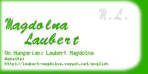 magdolna laubert business card